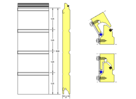 Schéma de porte sectionnelle