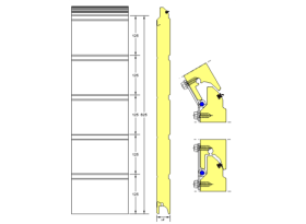 Schéma de porte sectionnelle