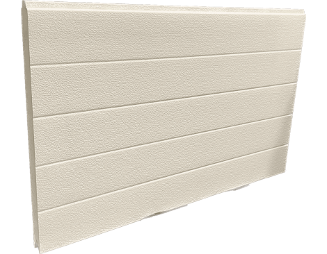 Panneau sectionnelle traditionnel en acier stucco 4 rainures