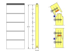 Schéma de porte sectionnelle