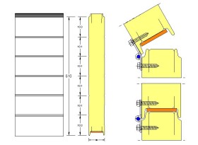 Schéma porte sectionnelle