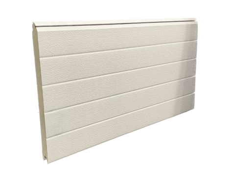 Panneau sectionnelle en acier stucco 4 rainures
